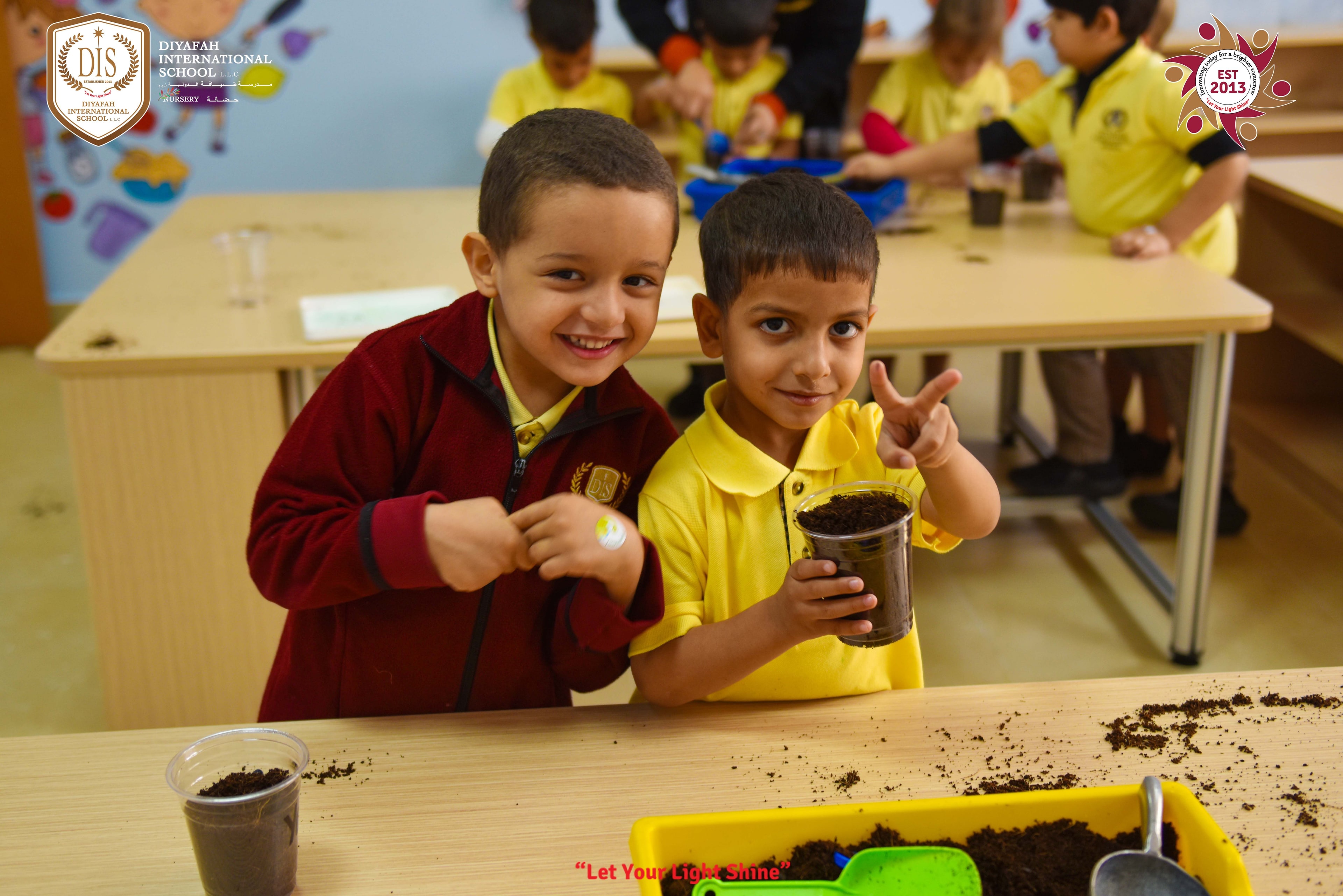 Our little FS explorers got their hands messy today as they learned all about soil and how plants grow!